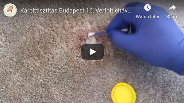 vérfolt eltávolítása